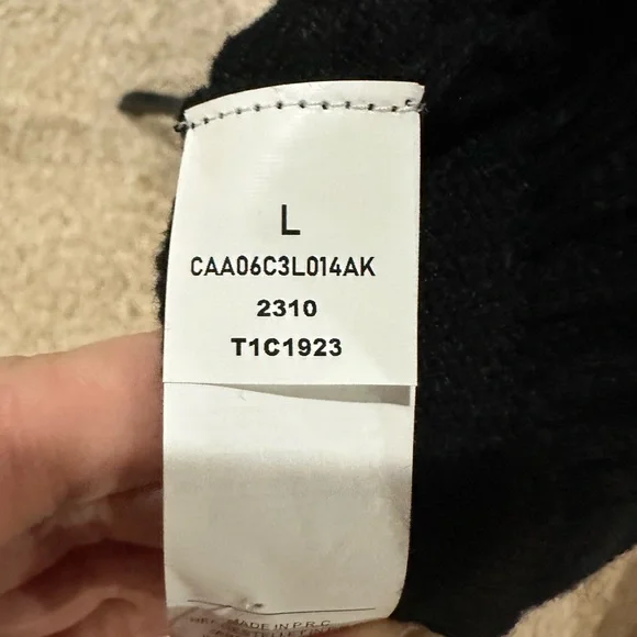 Cupshe Brown and Black Turtleneck Sweater Dress - Picture 3 of 4